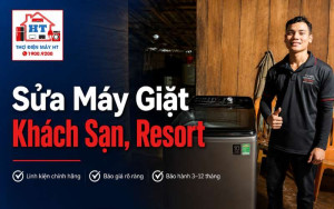Sửa & Bảo Trì Máy Giặt Khách Sạn, Resort | Có VAT Có App Quản Lý