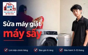Sửa Máy Giặt Sấy | Kiểm Tra Cả Giặt & Sấy, Báo Giá Trước