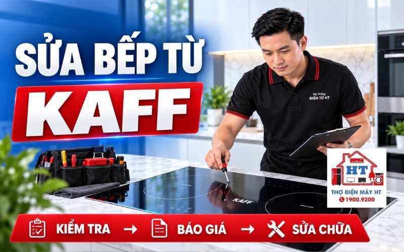 Sửa Bếp Từ Kaff | Tách Rõ Nguồn, Main, Công Suất