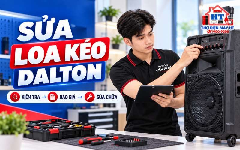 Sửa Loa Kéo Dalton Tại Nhà | Kiểm Tra Miễn Phí, Bảo Hành 12 Tháng