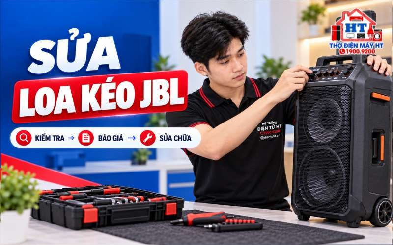 Sửa Loa Kéo JBL & PartyBox Tại Nhà | Điện Tử HT Uy Tín