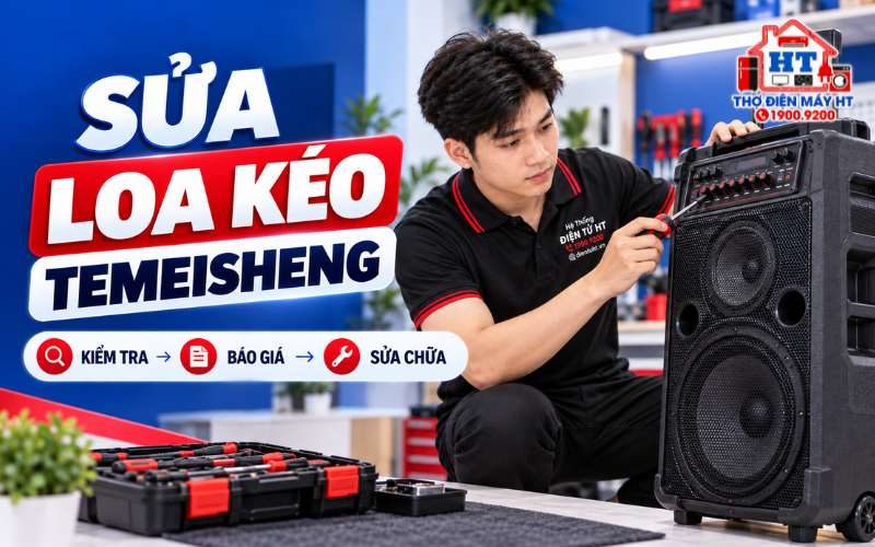 Sửa Loa Kéo Temeisheng Tại Nhà | Kiểm Tra Miễn Phí