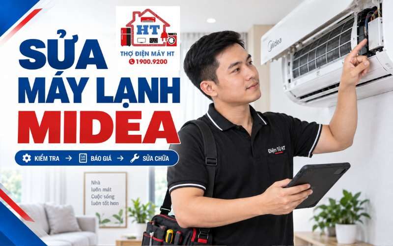 Sửa Máy Lạnh Midea Tại Nhà | Kiểm Tra Miễn Phí