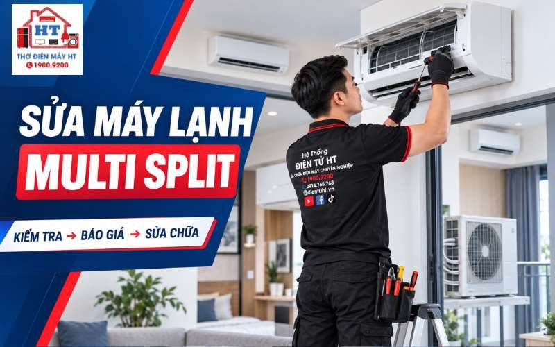 Sửa Máy Lạnh Multi Split | Kiểm Tra Miễn Phí, Báo Giá Trước