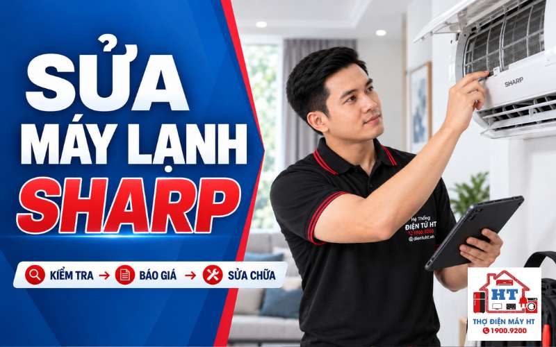 Sửa Máy Lạnh Sharp Tại Nhà | Kiểm Tra & Báo Giá Miễn Phí