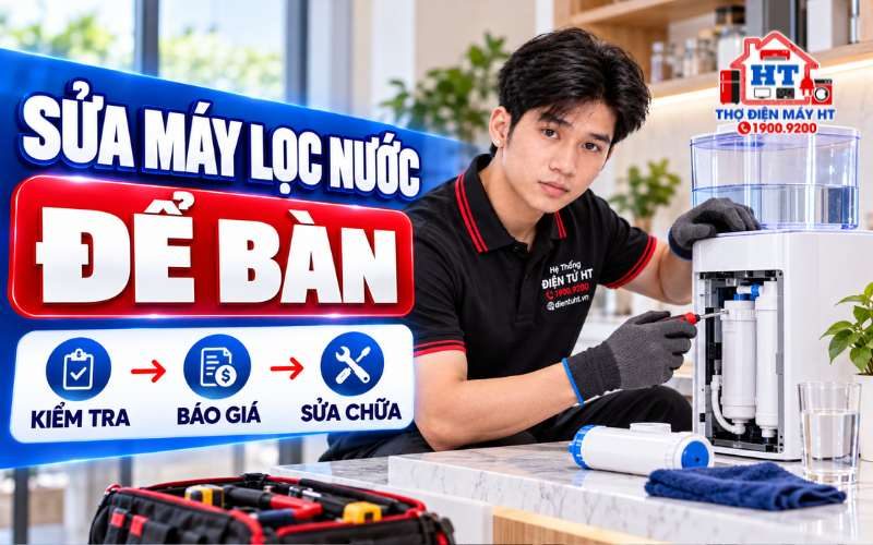 Sửa Máy Lọc Nước Để Bàn, Refill-Tank Tại Nhà – Điện Tử HT
