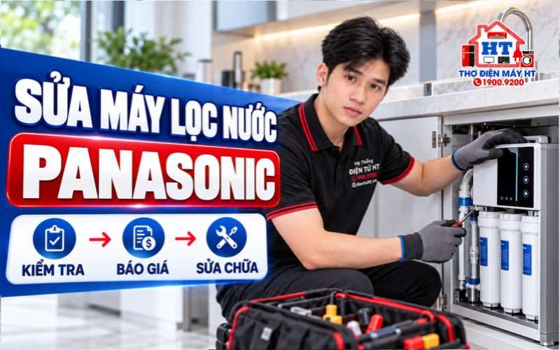 Sửa Máy Lọc Nước Panasonic Tại Nhà | Điện Tử HT