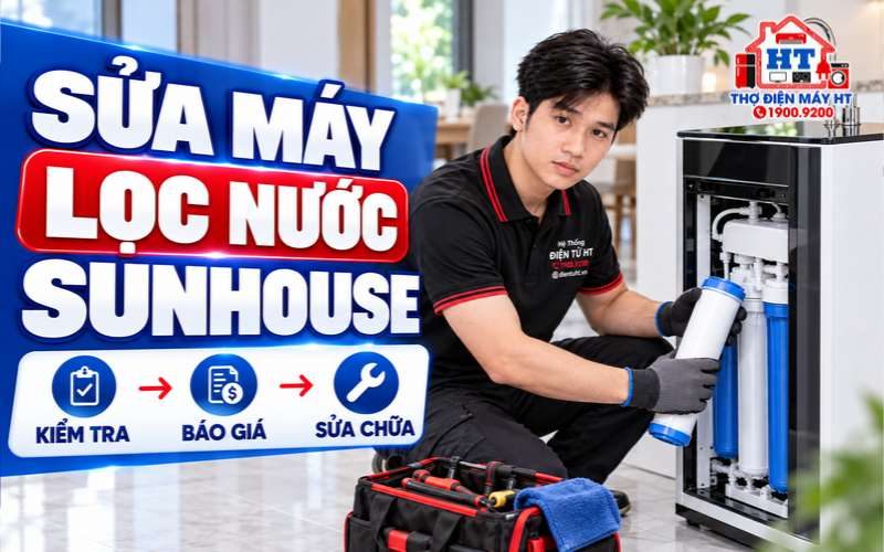Sửa Máy Lọc Nước Sunhouse Tại Nhà | Điện Tử HT Uy Tín