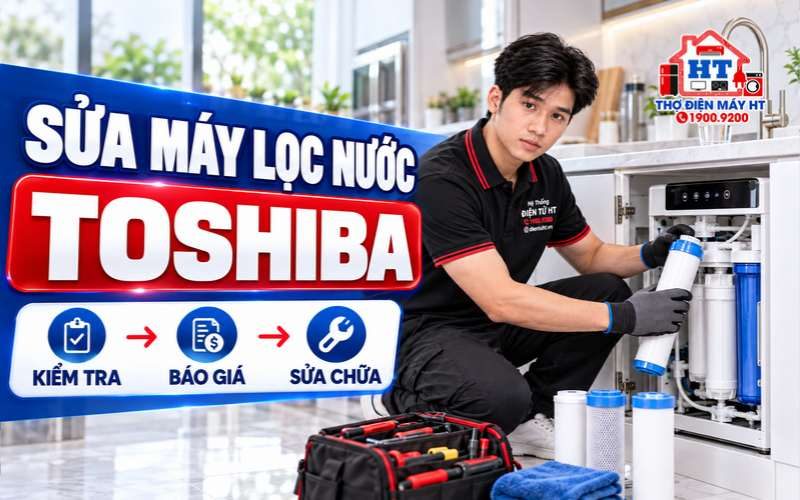 Sửa Máy Lọc Nước Toshiba Tại Nhà | Điện Tử HT Uy Tín