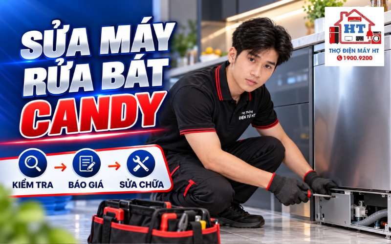 Sửa Máy Rửa Chén Candy: Kiểm Tra Miễn Phí, Hỗ Trợ Tận Nhà
