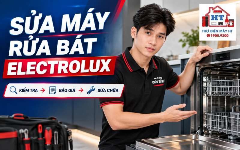 Sửa Máy Rửa Chén Electrolux: Bảo Hành Lâu, Kiểm Tra Miễn Phí