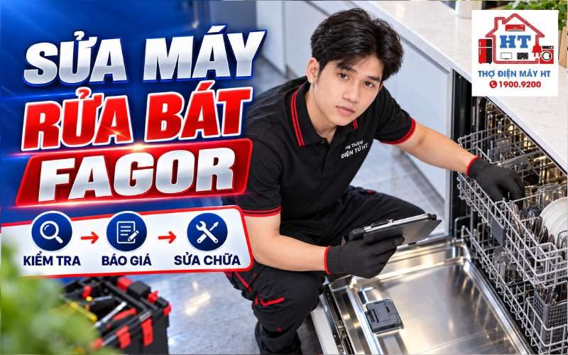 Sửa Máy Rửa Chén Fagor: Kiểm Tra Miễn Phí, Liên Hệ 1900 9200