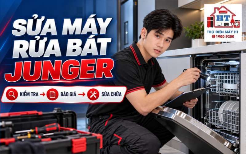 Sửa Máy Rửa Chén Junger: Kiểm Tra Miễn Phí, Hỗ Trợ 24/7