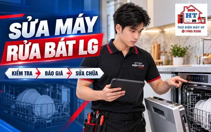 Sửa Máy Rửa Chén LG: Kiểm Tra Miễn Phí, Báo Phương Án Trước
