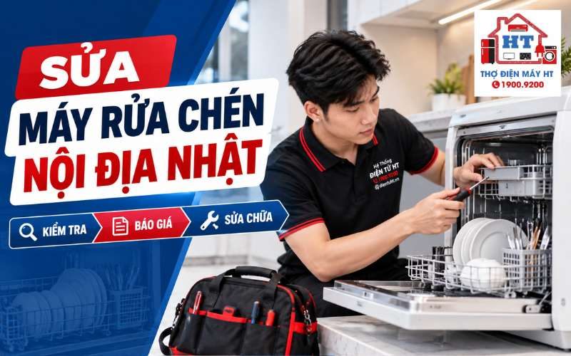 Sửa Máy Rửa Chén Nội Địa Nhật: Kiểm Tra Miễn Phí Tận Nhà