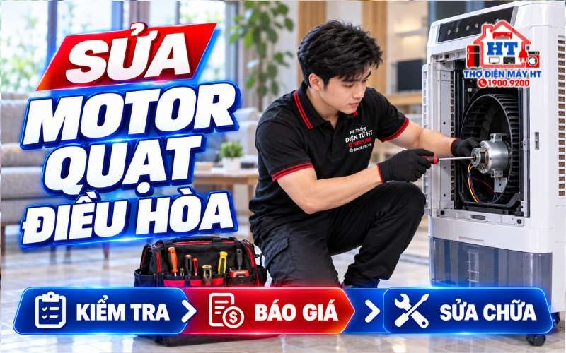 Sửa Motor Quạt Điều Hòa Tại Nhà – Kiểm Tra Miễn Phí