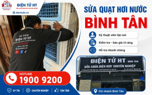 Sửa Quạt Hơi Nước Bình Tân Tại Nhà | Điện Tử HT Chuyên Nghiệp