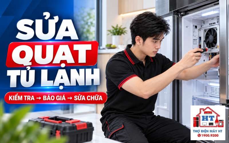 Sửa Quạt Tủ Lạnh – Kiểm Tra Miễn Phí Tận Nhà, Hỗ Trợ 24/4