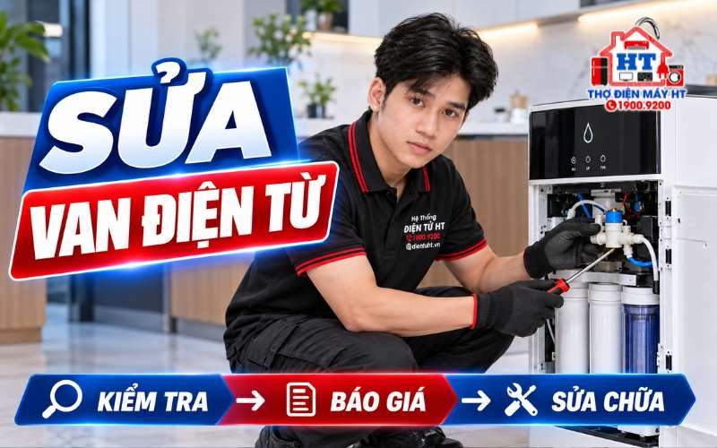 Sửa/Thay Van Điện Từ Máy Lọc Nước Tại Nhà – Điện Tử HT
