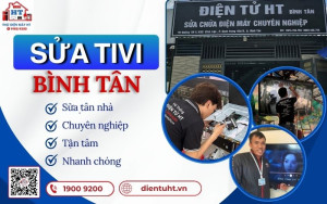 Sửa tivi Quận Bình Tân tận nơi, kỹ thuật HT hỗ trợ nhanh