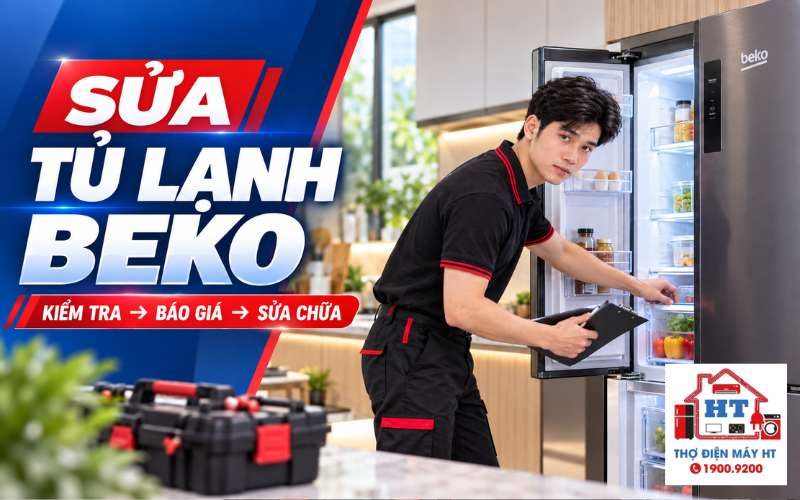 Sửa Tủ Lạnh Beko | Kiểm Tra & Báo Giá Miễn Phí
