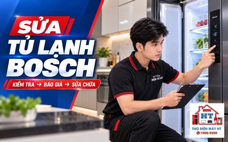 Sửa Tủ Lạnh Bosch | Kiểm Tra & Báo Giá Miễn Phí