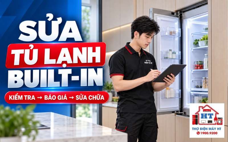 Sửa, Bảo Trì Tủ Lạnh Built-in – Kiểm Tra Miễn Phí - Hỗ Trợ Nhanh