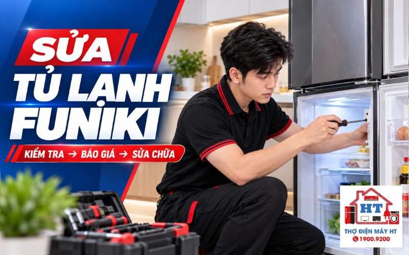 Sửa Tủ Lạnh Funiki | Báo Giá Trước, Có Bảo Hành 3 - 12 Tháng