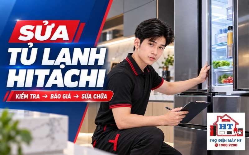 Sửa Tủ Lạnh Hitachi | Kiểm Tra Miễn Phí, Bảo Hành 24/4