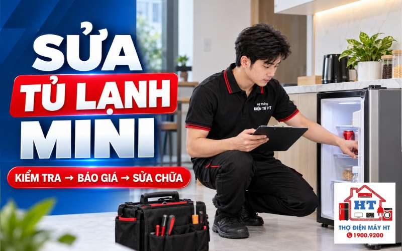 Sửa Tủ Lạnh Mini – Kiểm Tra Miễn Phí Tận Nhà, Hỗ Trợ 24/7