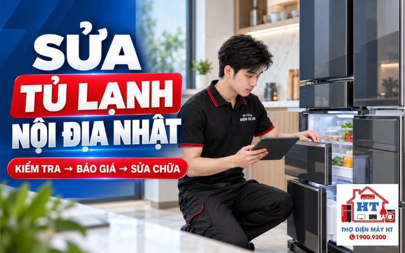 Sửa Tủ Lạnh Nội Địa Nhật – Kiểm Tra Miễn Phí, Hỗ Trợ Tận Nhà