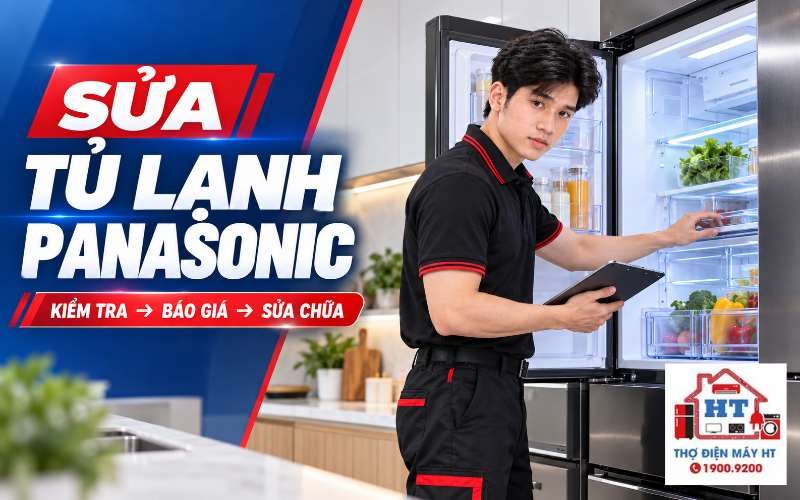 Sửa Tủ Lạnh Panasonic | Kiểm Tra Miễn Phí, Bảo Hành Lâu Dài