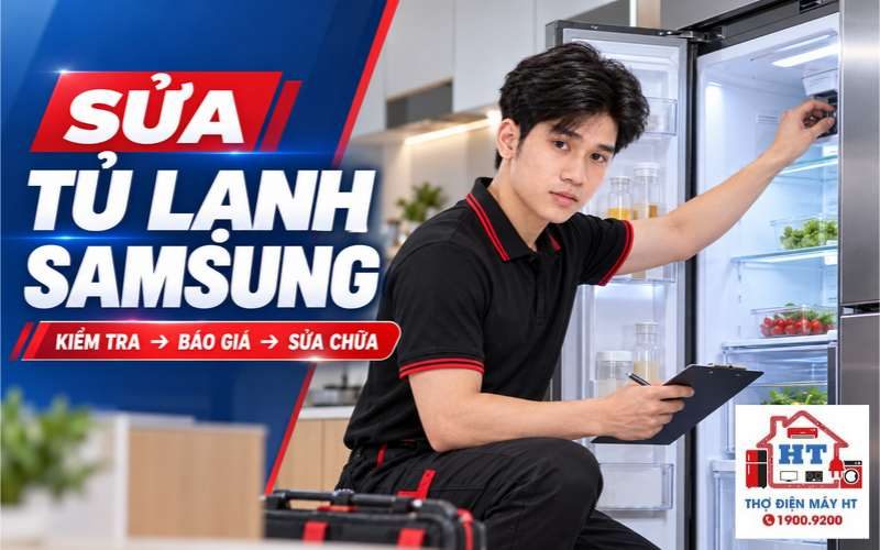 Sửa Tủ Lạnh Samsung Tại Nhà | Kiểm Tra & Báo Giá Miễn Phí