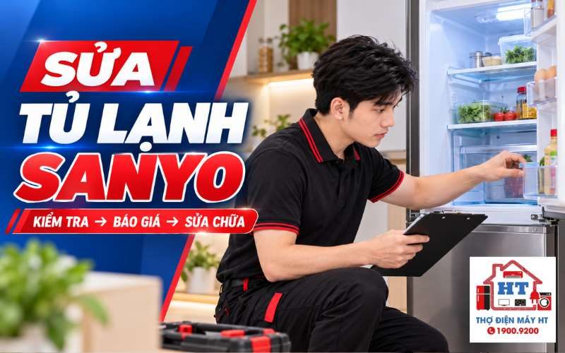 Sửa Tủ Lạnh Sanyo | Kiểm Tra Miễn Phí, Báo Giá Trước Khi Sửa