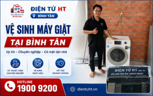 Vệ Sinh Máy Giặt Bình Tân Tại Nhà Uy Tín - Điện Tử HT