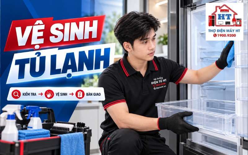 Dịch Vụ Vệ Sinh Tủ Lạnh – Vệ Sinh Trọn Gói Giá Rẻ