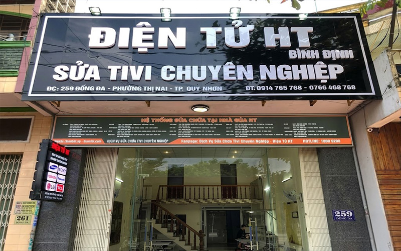 Hệ thống chi nhánh Điện Tử HT tại Bình Định