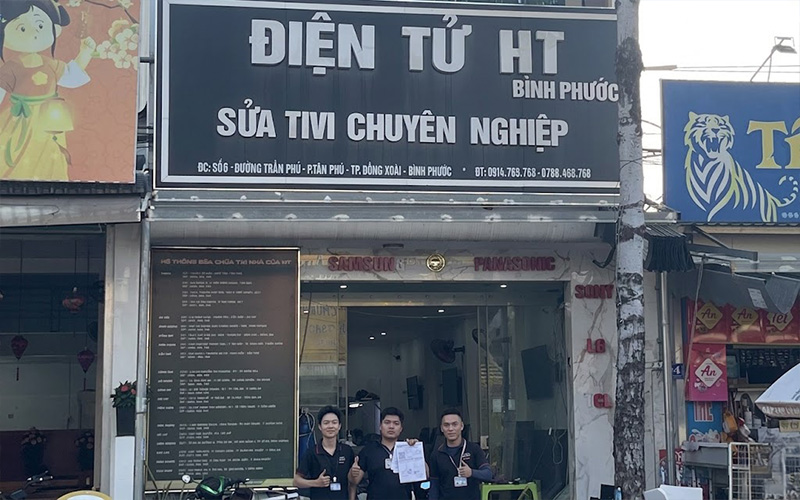 Hệ thống chi nhánh Điện Tử HT tại Bình Phước