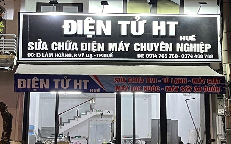Hệ thống chi nhánh Điện Tử HT tại Huế