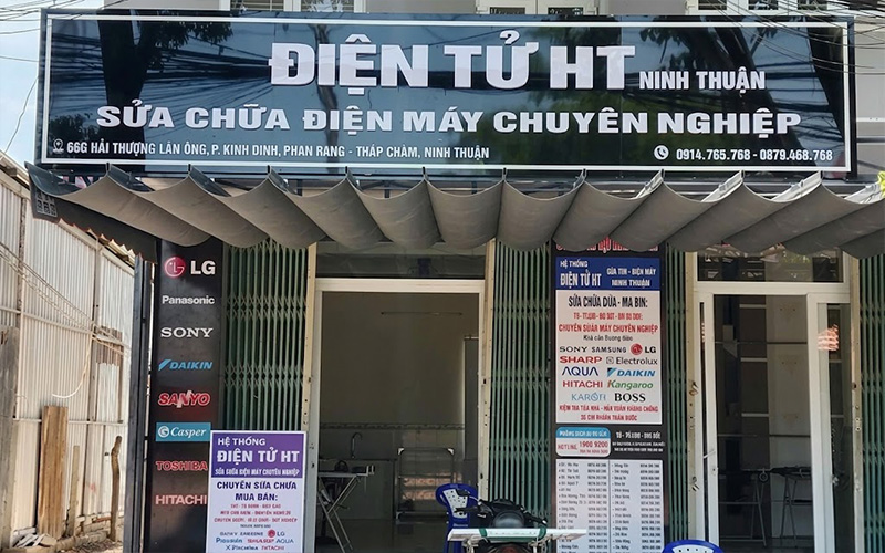 Hệ thống chi nhánh Điện Tử HT tại Ninh Thuận