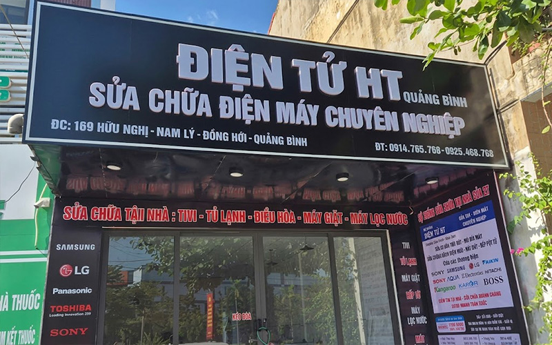 Hệ thống chi nhánh Điện Tử HT tại Quảng Bình