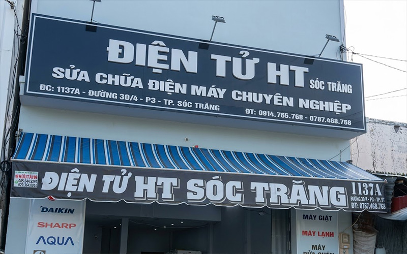 Hệ thống chi nhánh Điện Tử HT tại Sóc Trăng