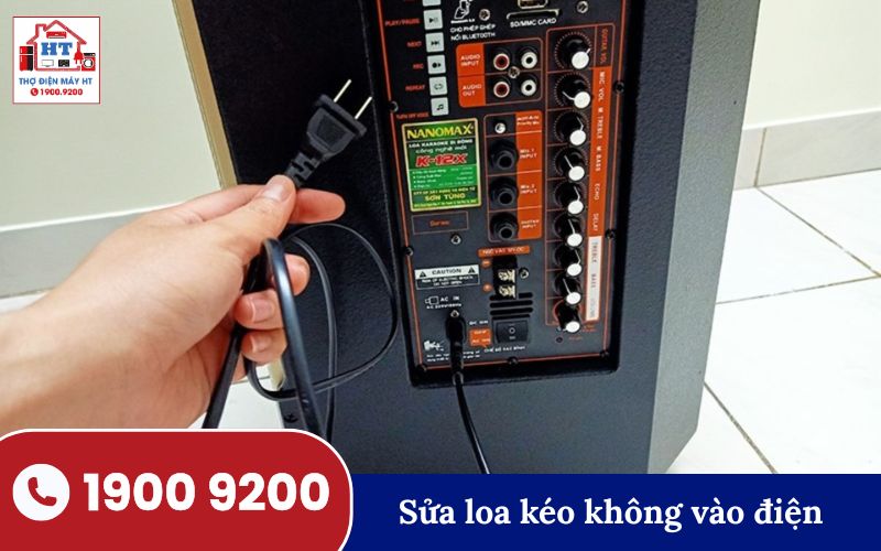 sua-loa-keo-khong-vao-dien