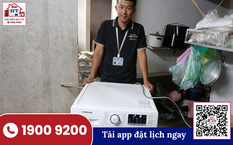 Kỹ thuật viên Điện Tử HT sửa máy giặt tại Tây Ninh