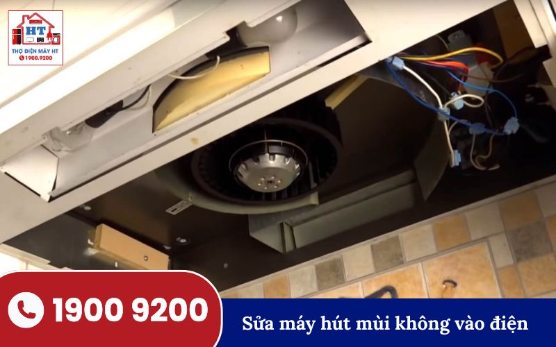 Máy hút mùi Panasonic không vào điện, không lên nguồn hoặc không hoạt động