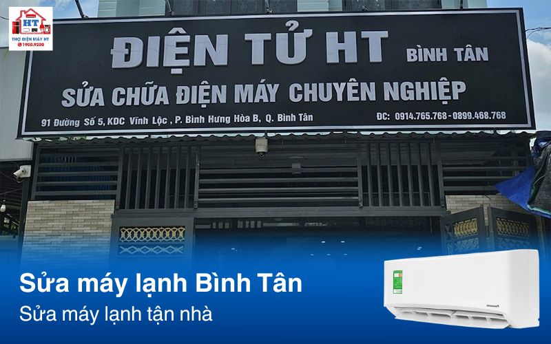 Sửa Máy Lạnh Bình Tân Tận Nơi, Có Bảo Hành - Điện Tử HT