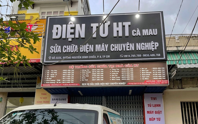 Trạm kỹ thuật Điện Tử HT Cà Mau Trạm hỗ trợ kỹ thuật Điện Tử HT tại Cà Mau