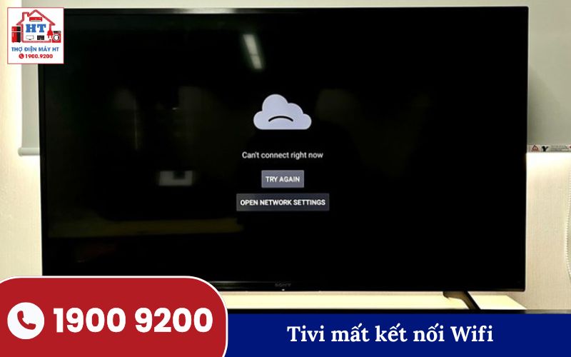 Tivi bị mất kết nối wifi, một trong những lỗi thường gặp khi sửa tivi tại nhà Nghệ An
