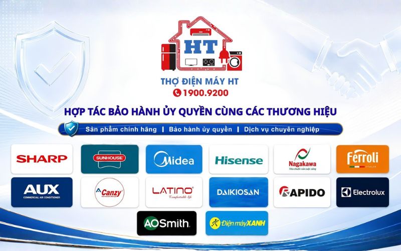 Hồ sơ hợp tác giữa Hệ Thống Điện Tử HT và các thương hiệu điện máy lớn