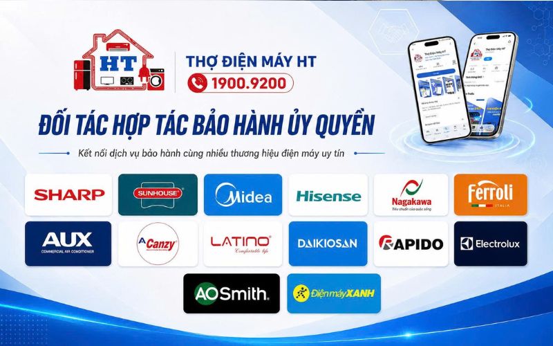 Hồ sơ hợp tác giữa Hệ Thống Điện Tử HT và các thương hiệu điện máy
